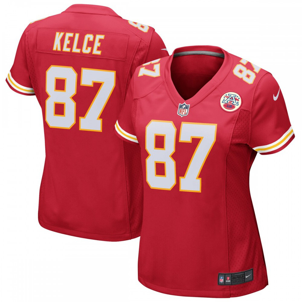 Travis Kelce Kansas City Chiefs Nike Women's Game Jersey - Red-Profan Arena